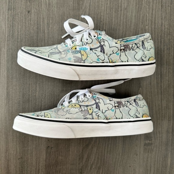 Vans kids Llama Taco party low top sneakers shoes size 5 - Picture 8 of 11